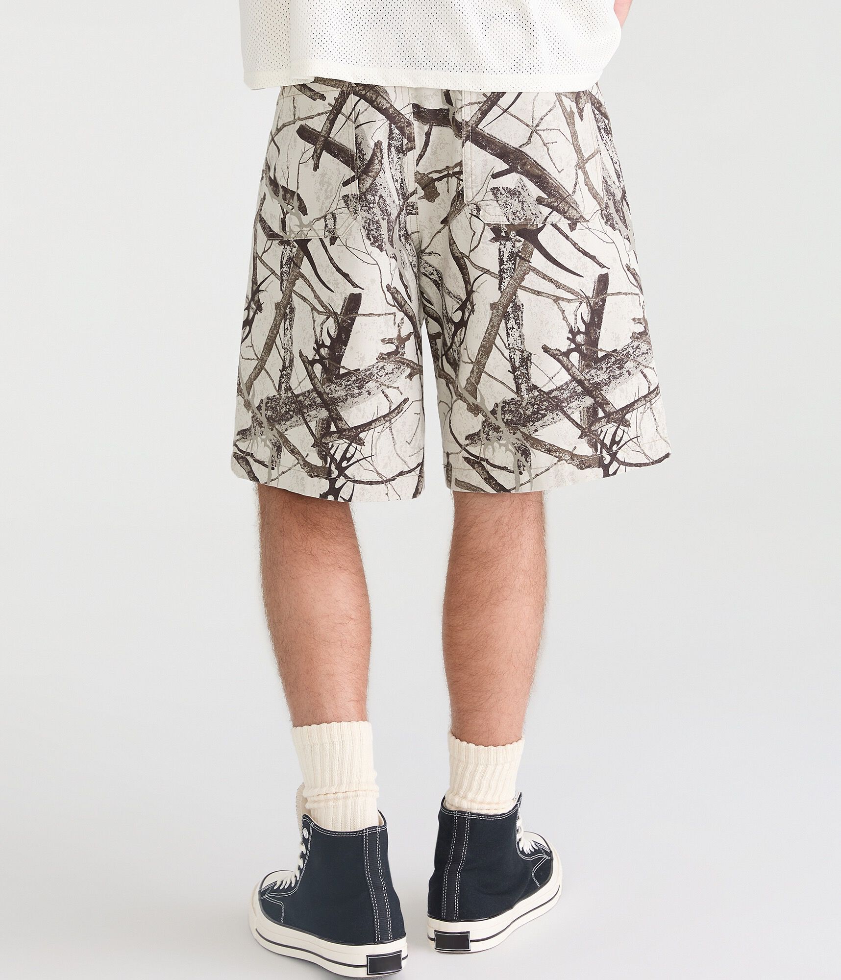 Forest Camo Tattoo Super Baggy Shorts 10.5"