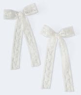 Lace Bow Hair Clip 2-Pack