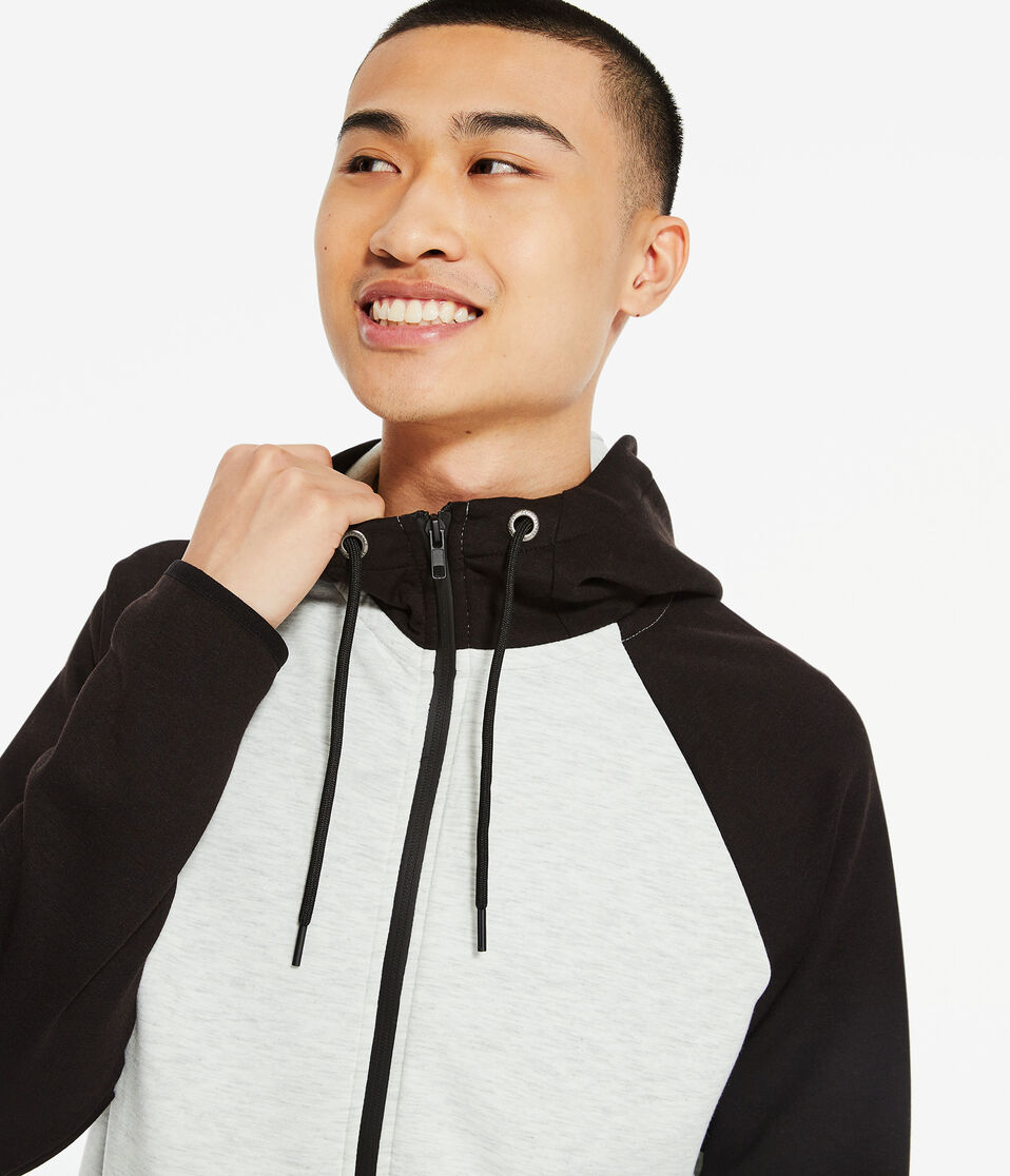Air Softspun Tech Fleece Colorblocked Full-Zip Hoodie