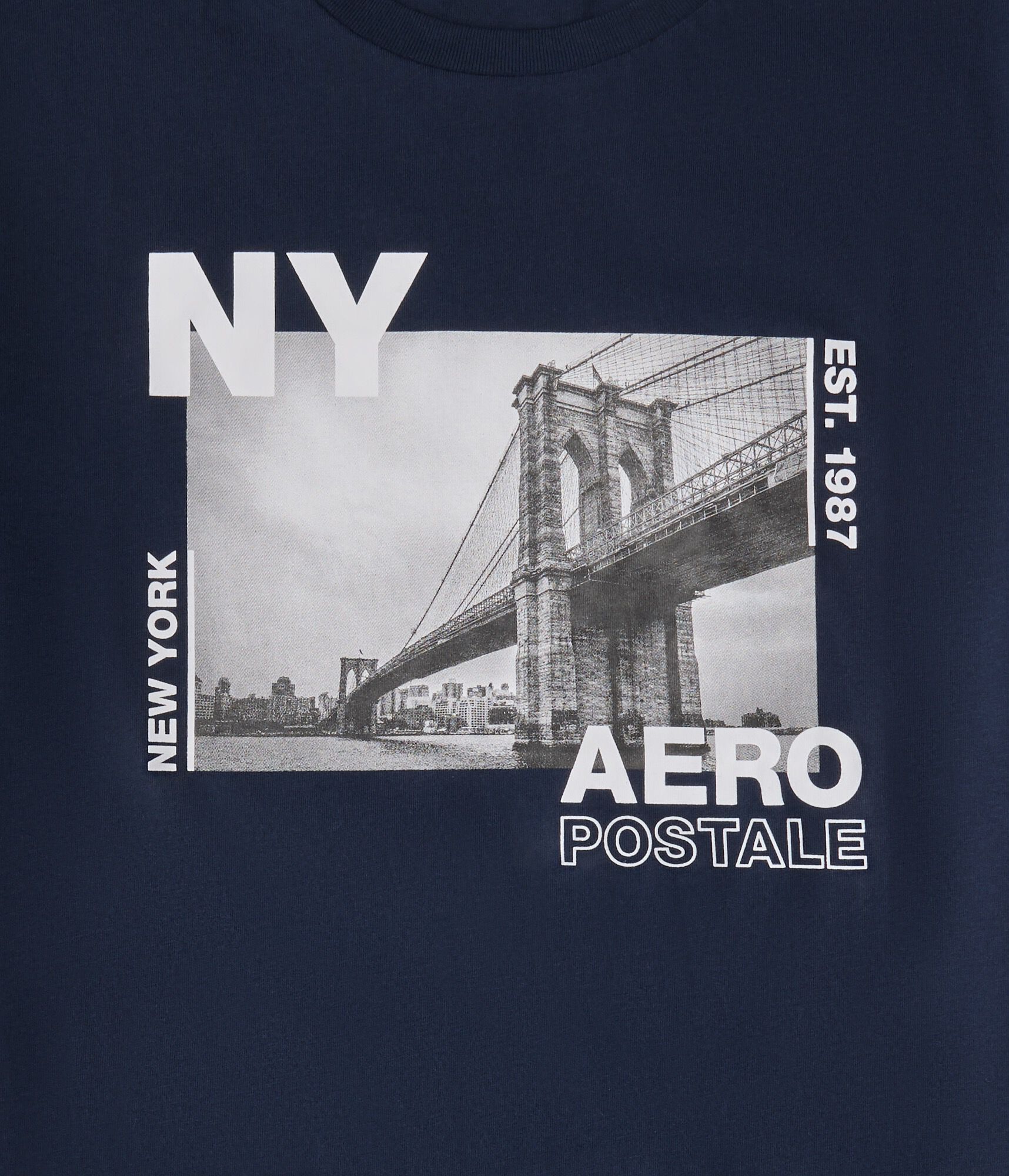 Aeropostale NY Brooklyn Bridge Graphic Tee