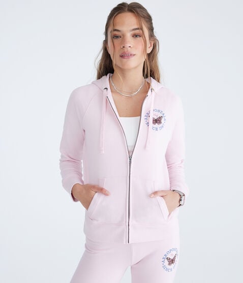 Aeropostale Butterfly Full-Zip Hoodie Aeropostale Butterfly Full-Zip Hoodie