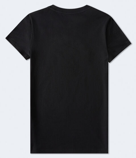 Aeropostale Arch Crest Appliqué Graphic Tee Aeropostale Arch Crest Appliqué Graphic Tee