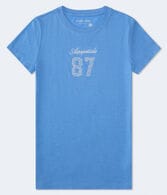 Aeropostale 87 Rhinestone Graphic Tee