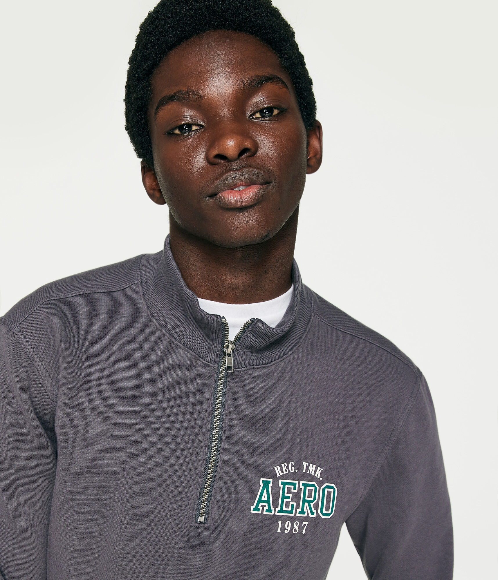 Aero 1987 Quarter-Zip Mock Pullover