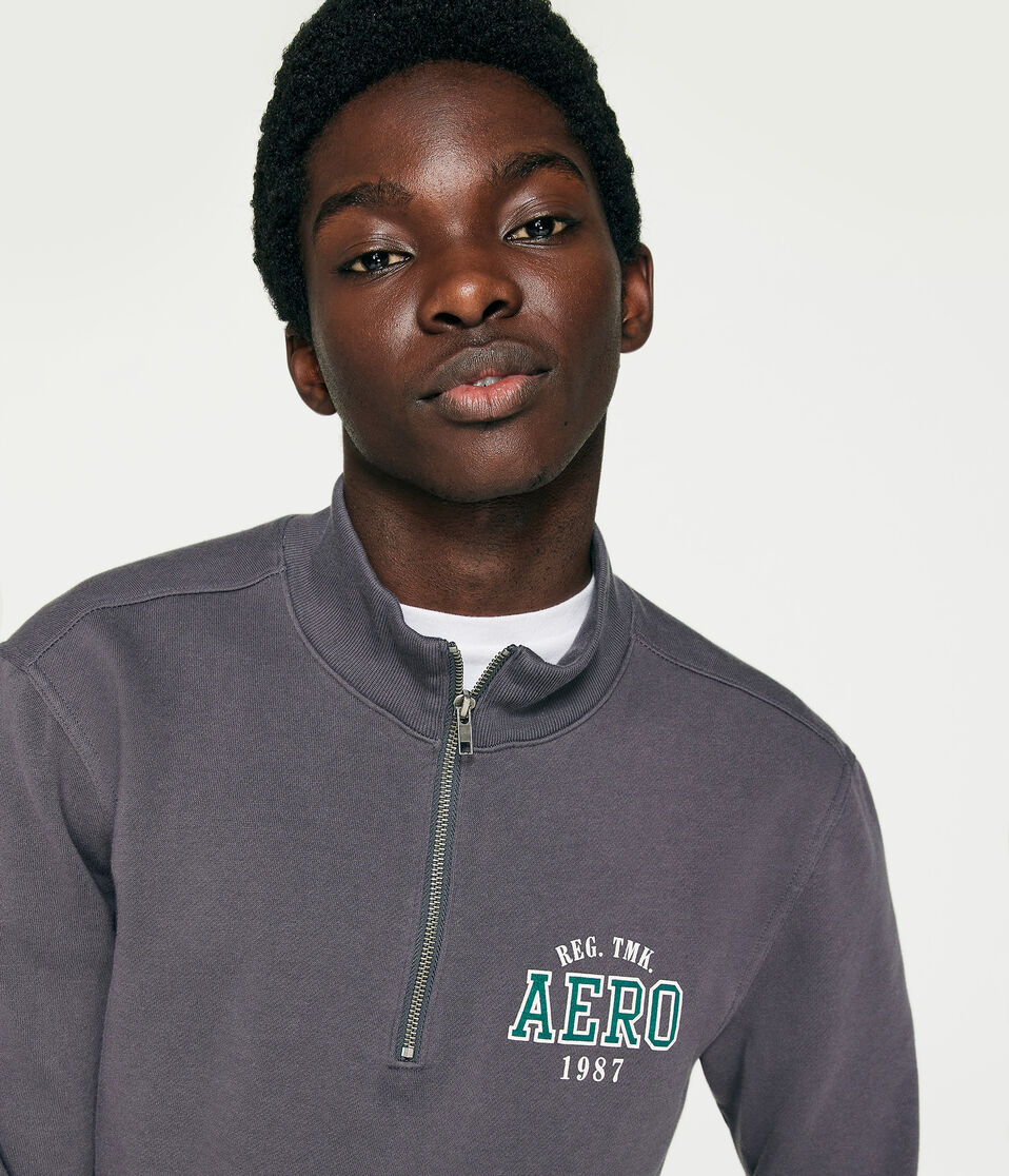 Aero 1987 Quarter-Zip Mock Pullover