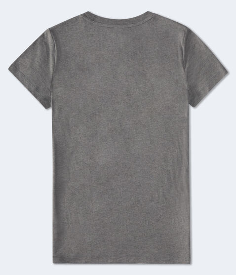 Aero 87 Rose Appliqué Graphic Tee Aero 87 Rose Appliqué Graphic Tee