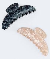 Extra Large Crescent Claw Hair Clip 2-Pack