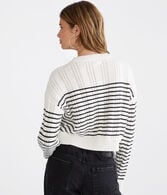 Striped Crew Sweater