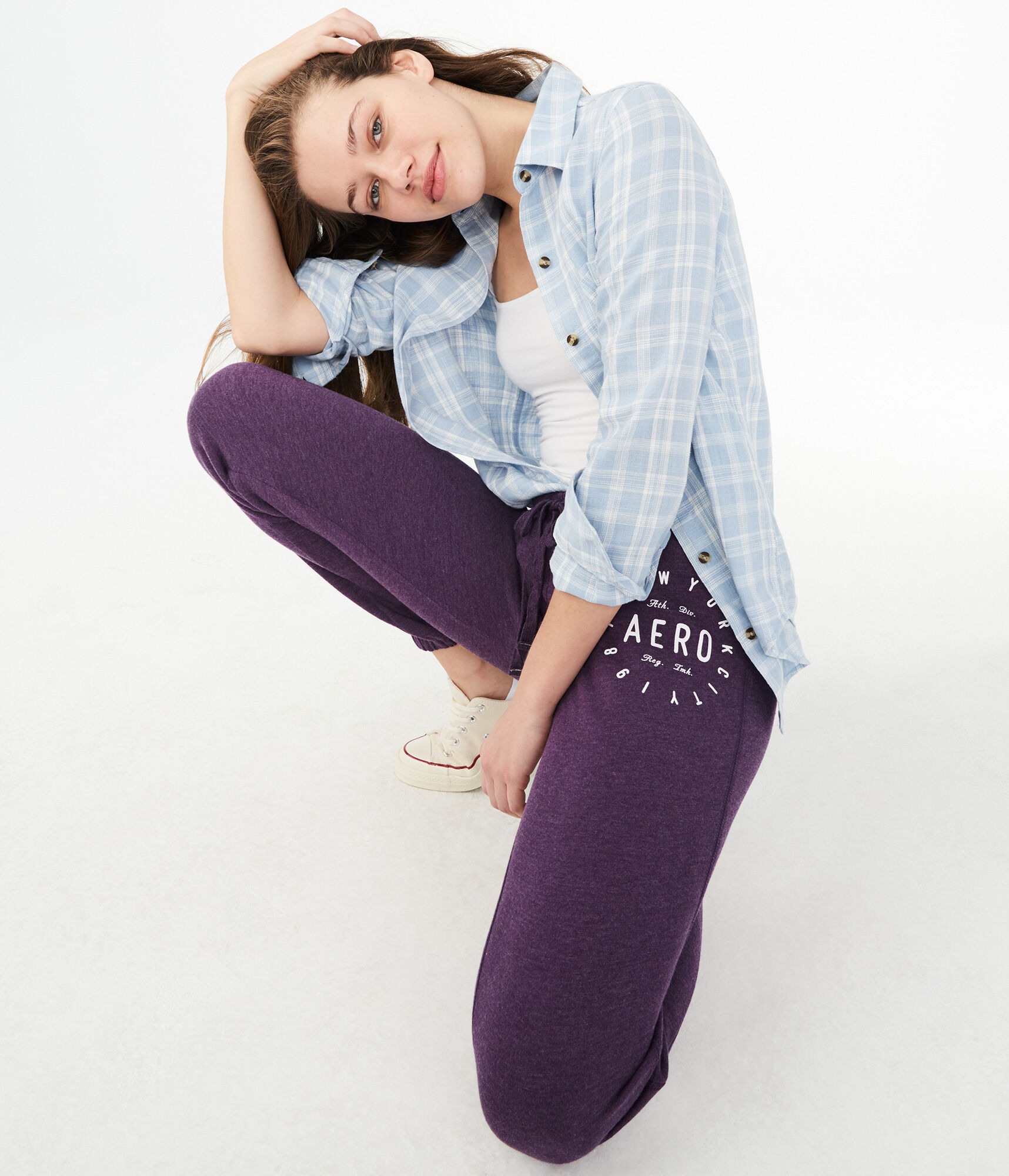 Aero New York City Circle Cinch Sweatpants