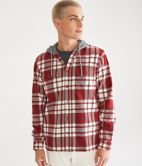 Hooded Flannel Shirt Hooded Flannel Shirt