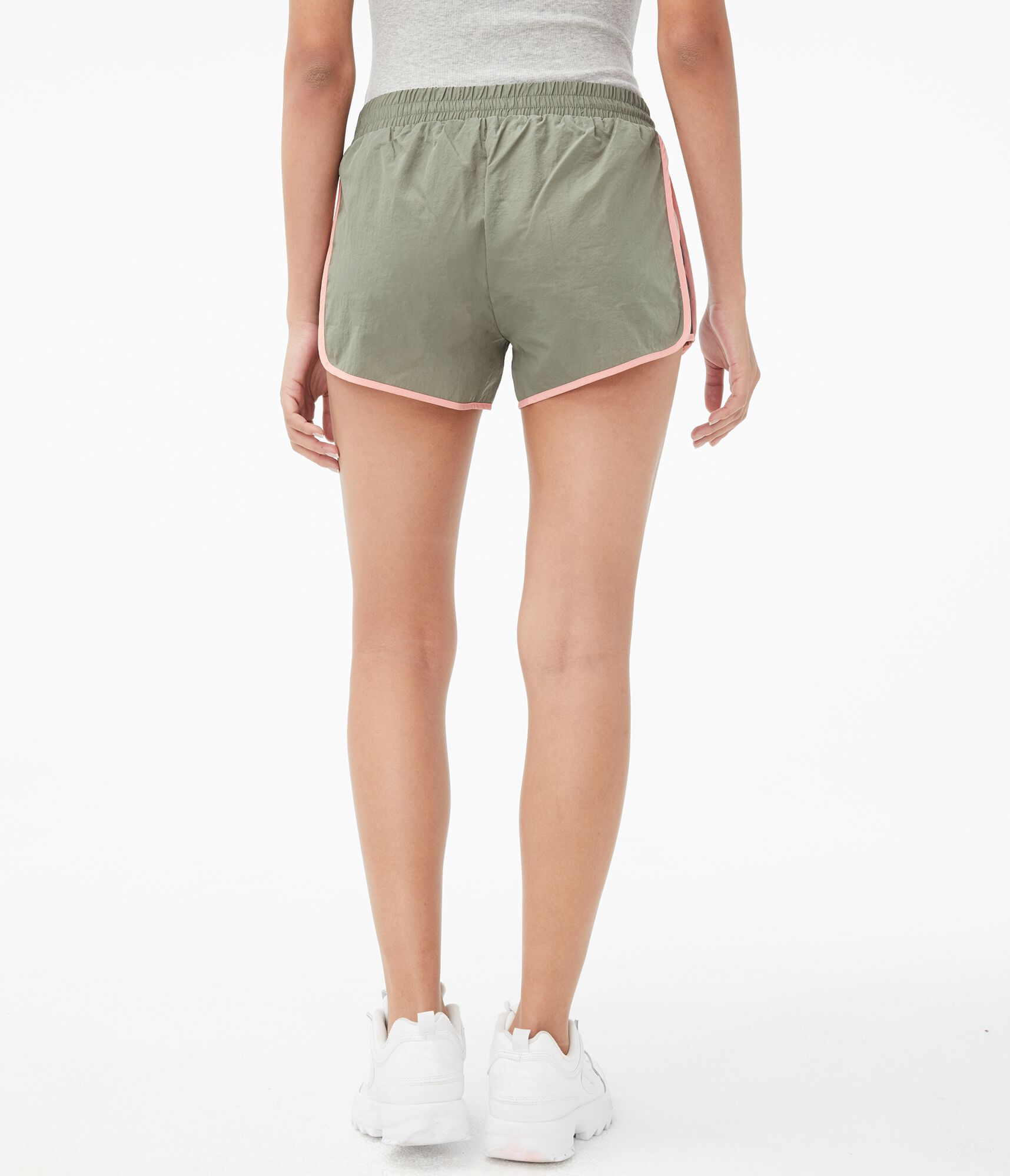 Colorblocked Windbreaker Shorts