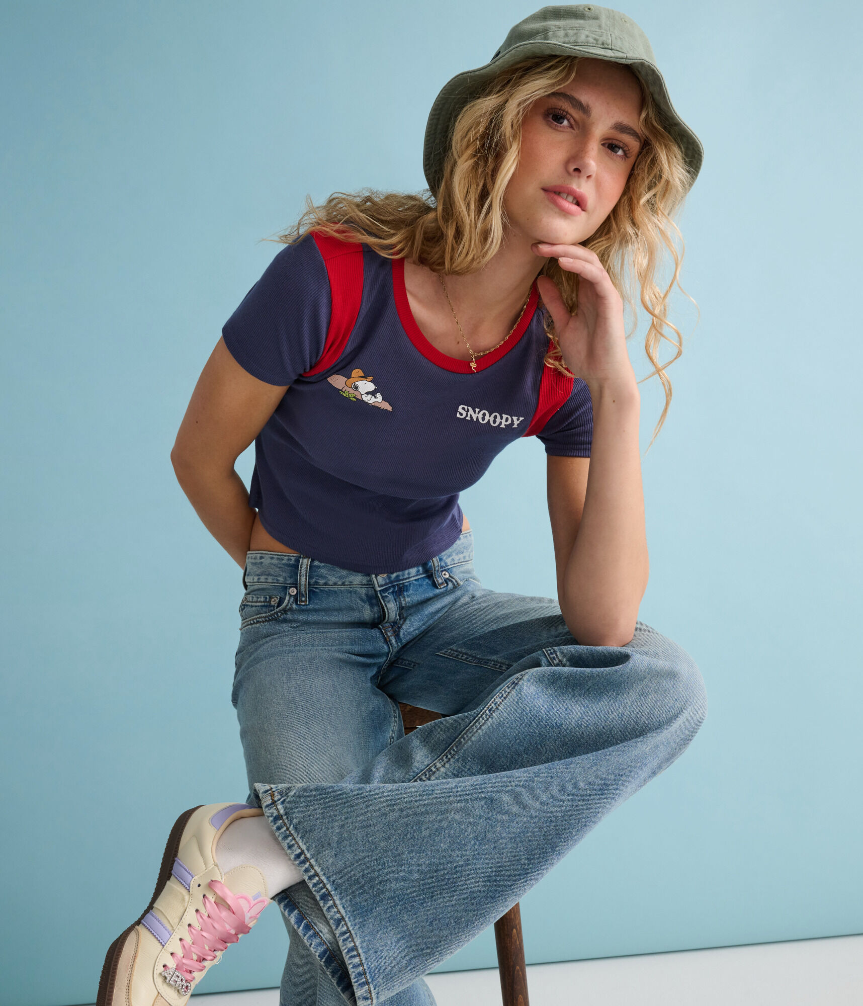 Peanuts® | Aéropostale Western Snoopy Cowboy Baby Tee