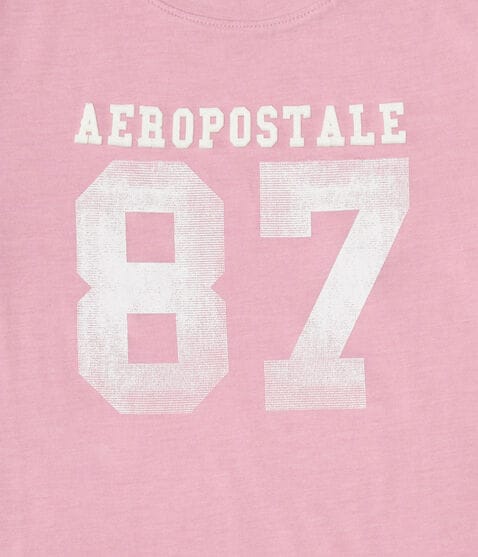 Aeropostale 87 Appliqué Graphic Tee Aeropostale 87 Appliqué Graphic Tee