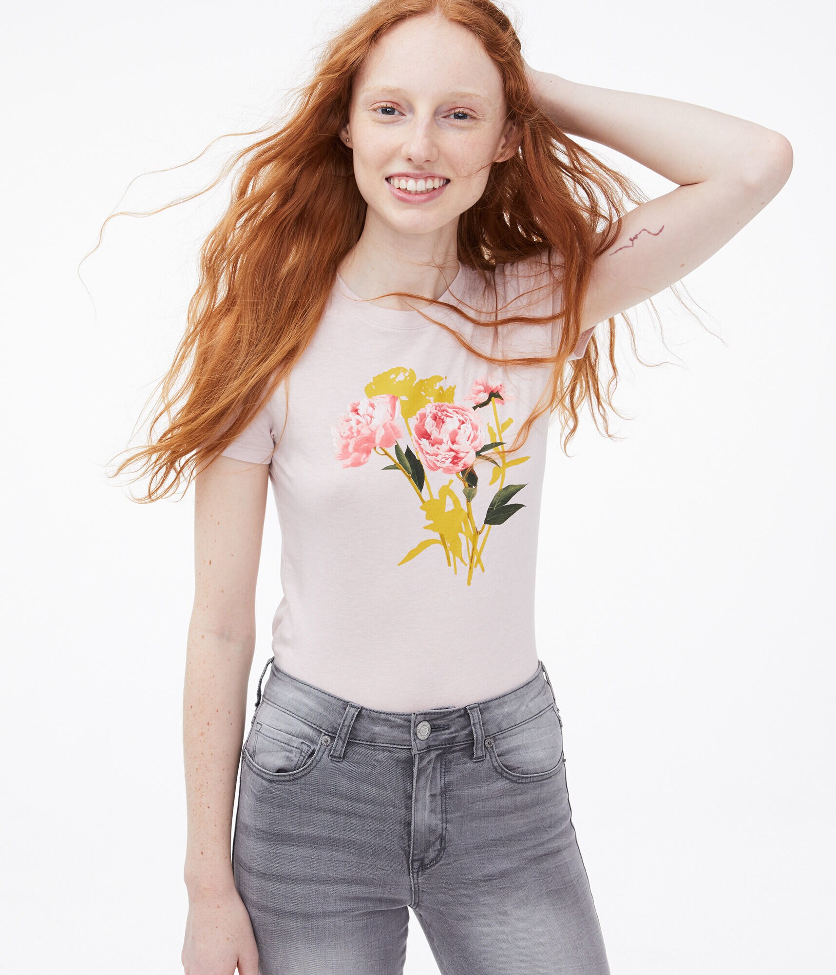 Pretty Peonies Graphic Tee