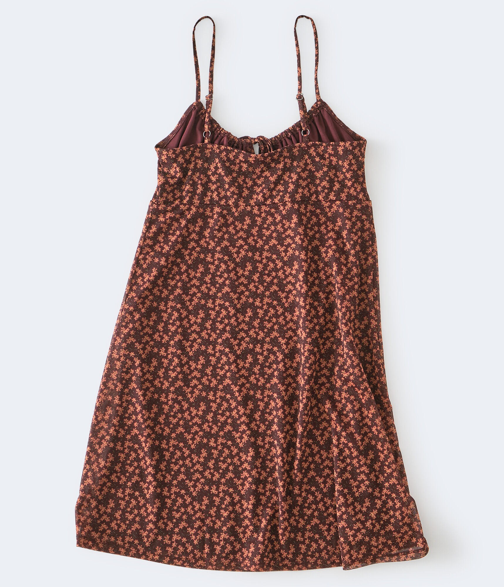 knee length dresses for ladies Dotted Mesh with Floral Slip Dress  Lisa N. Hoang