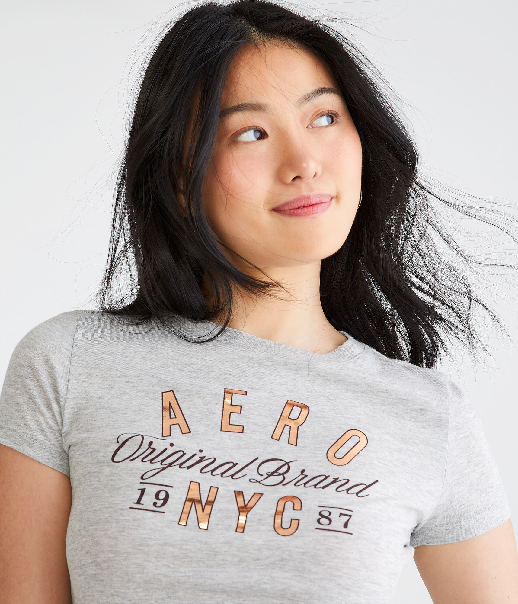 Aero NYC Foil Graphic Tee
