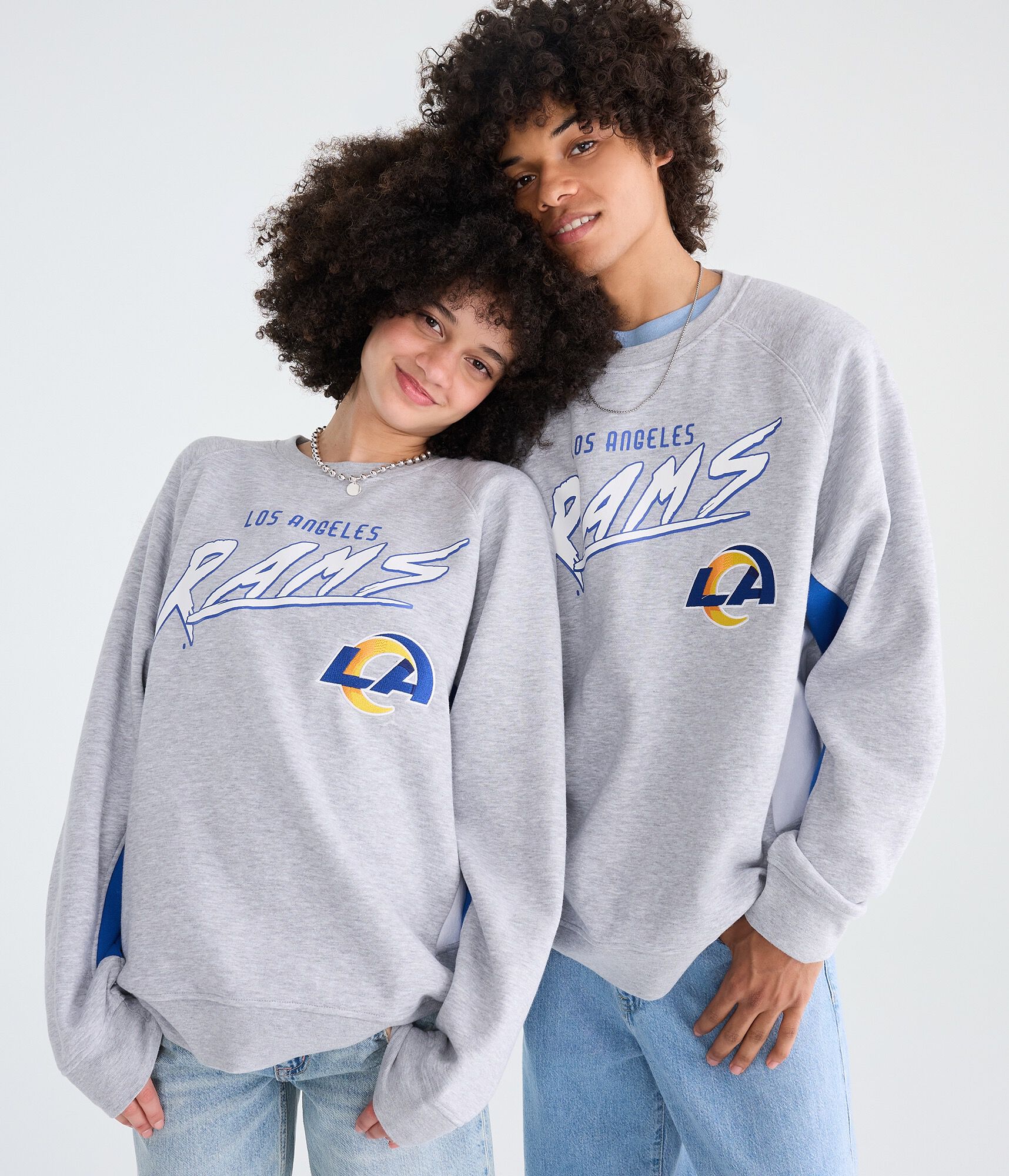 Los Angeles Rams Colorblock Crew Sweatshirt