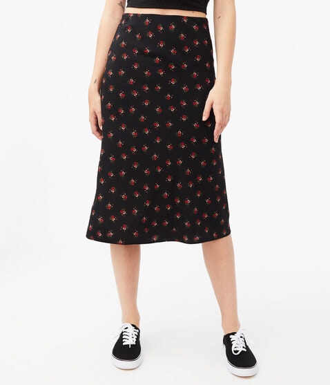 Floral Midi Skirt Floral Midi Skirt