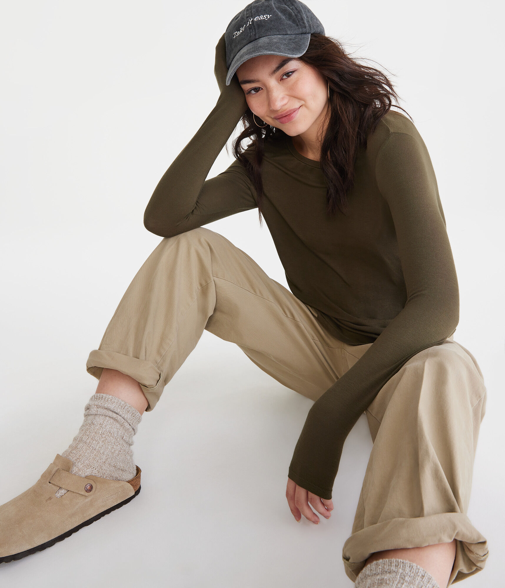 Long Sleeve Seriously Soft Crew Tee