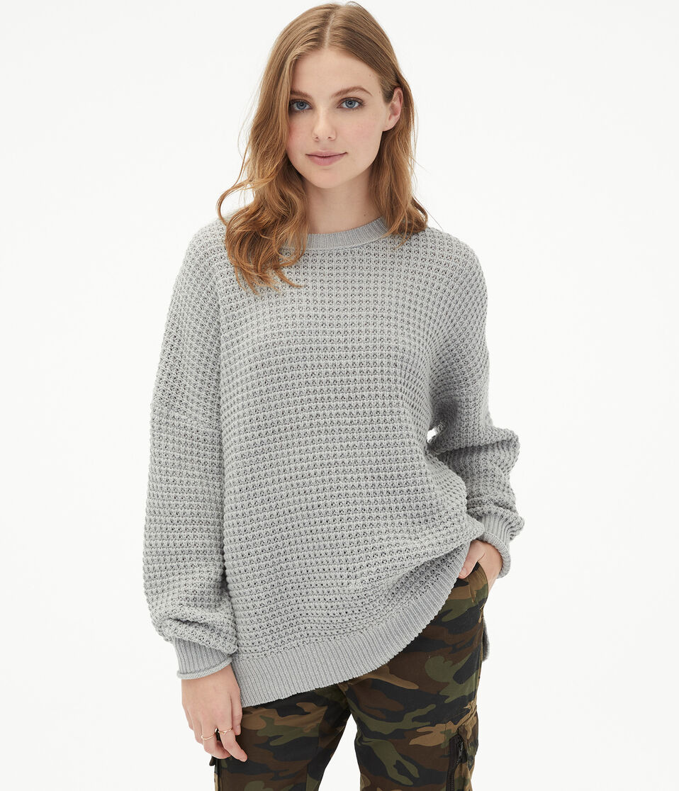 Solid Crew Tunic Sweater