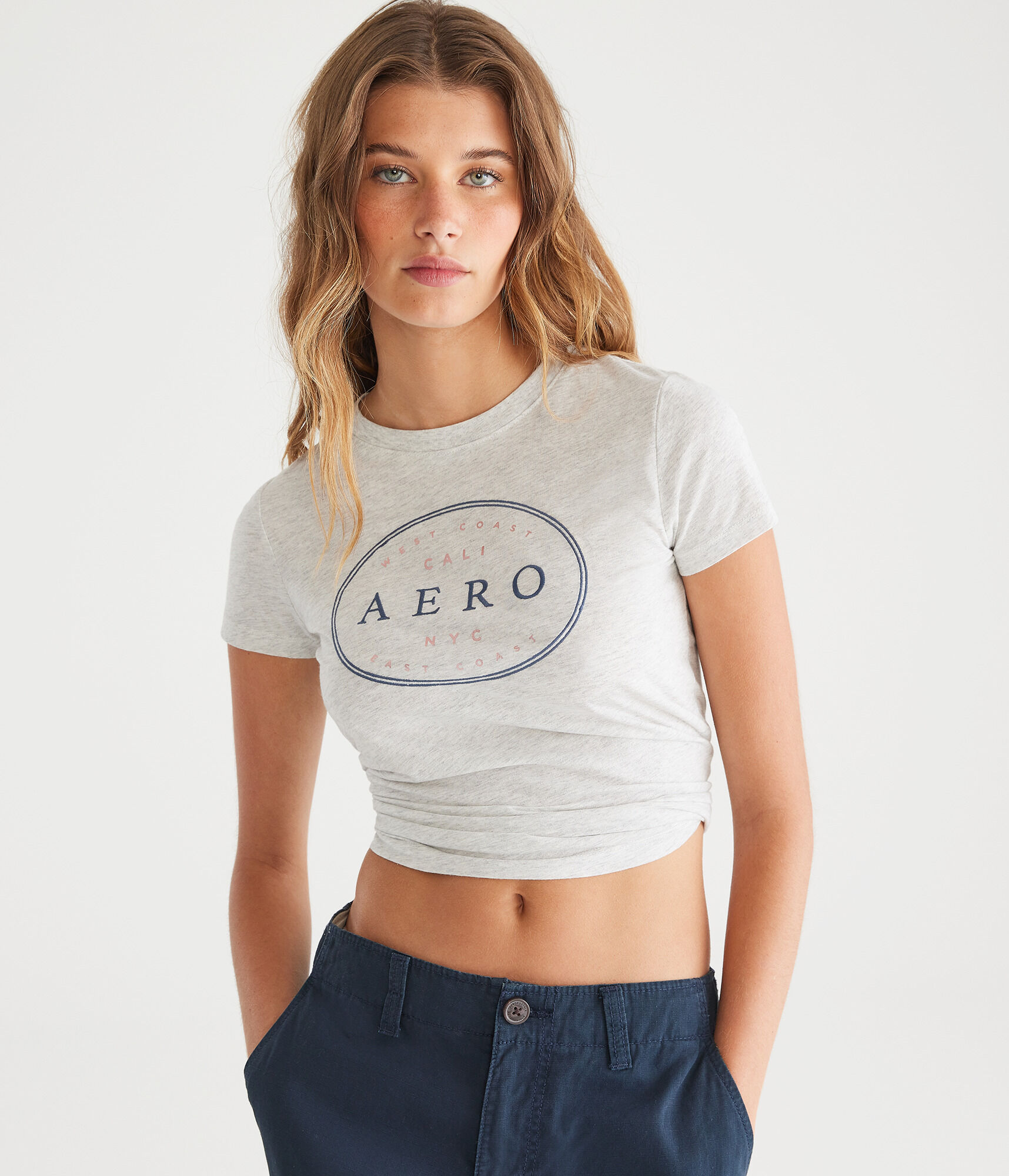 Aero Oval Logo Foil Graphic Tee