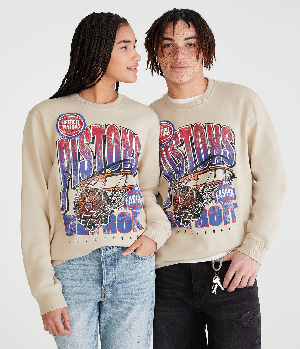 Detroit Pistons Crew Sweatshirt
