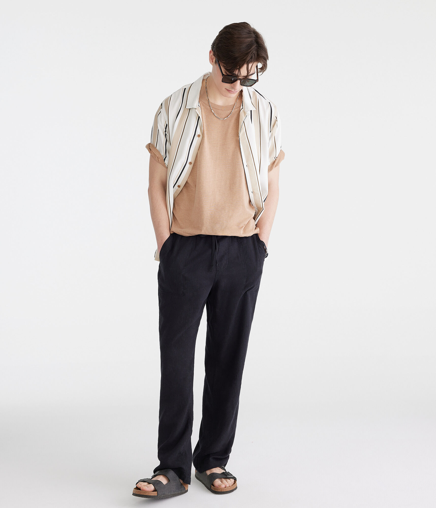 Drawstring Linen Pants