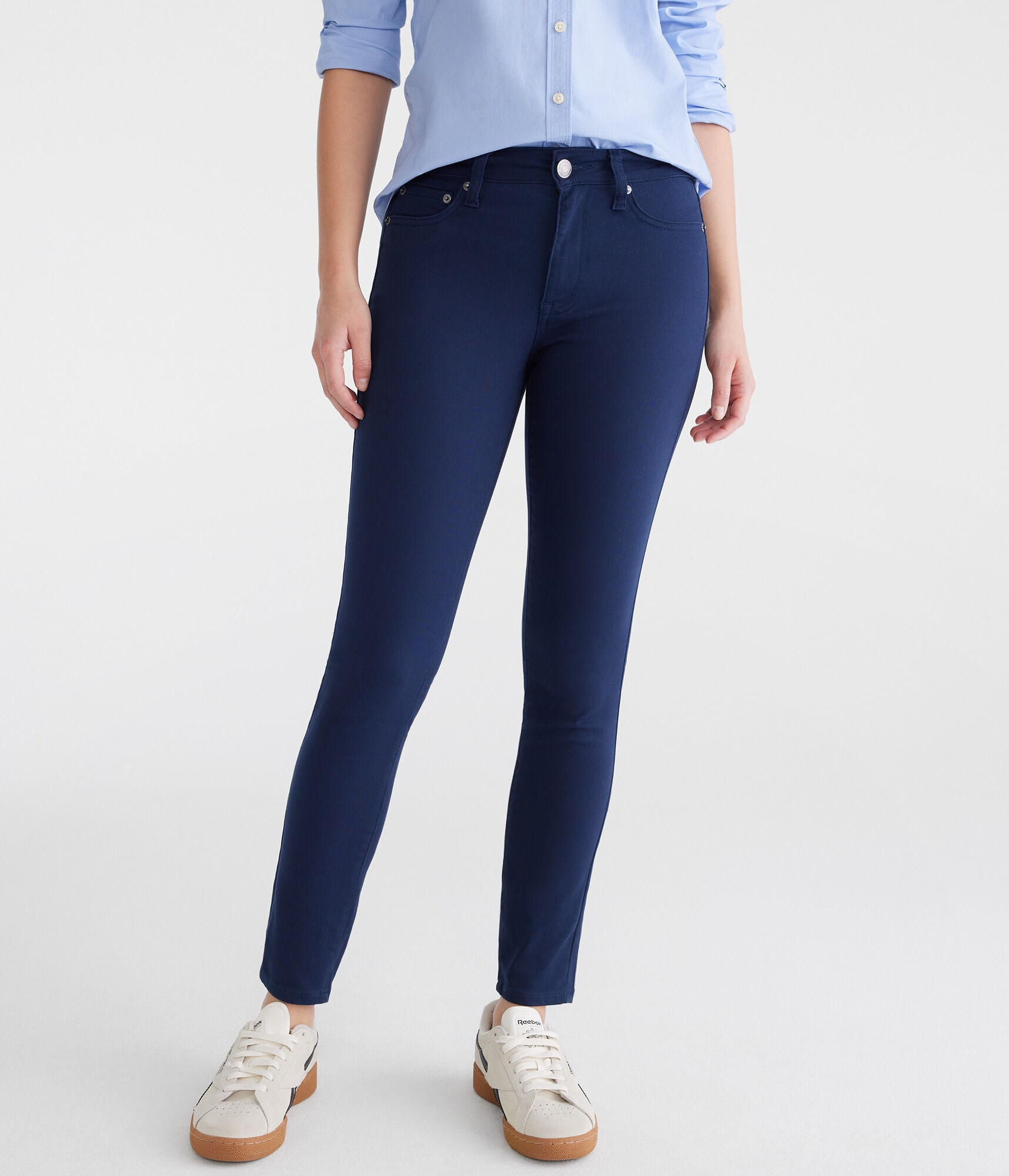Seriously Stretchy High-Waisted Uniform Jeggings | Aeropostale