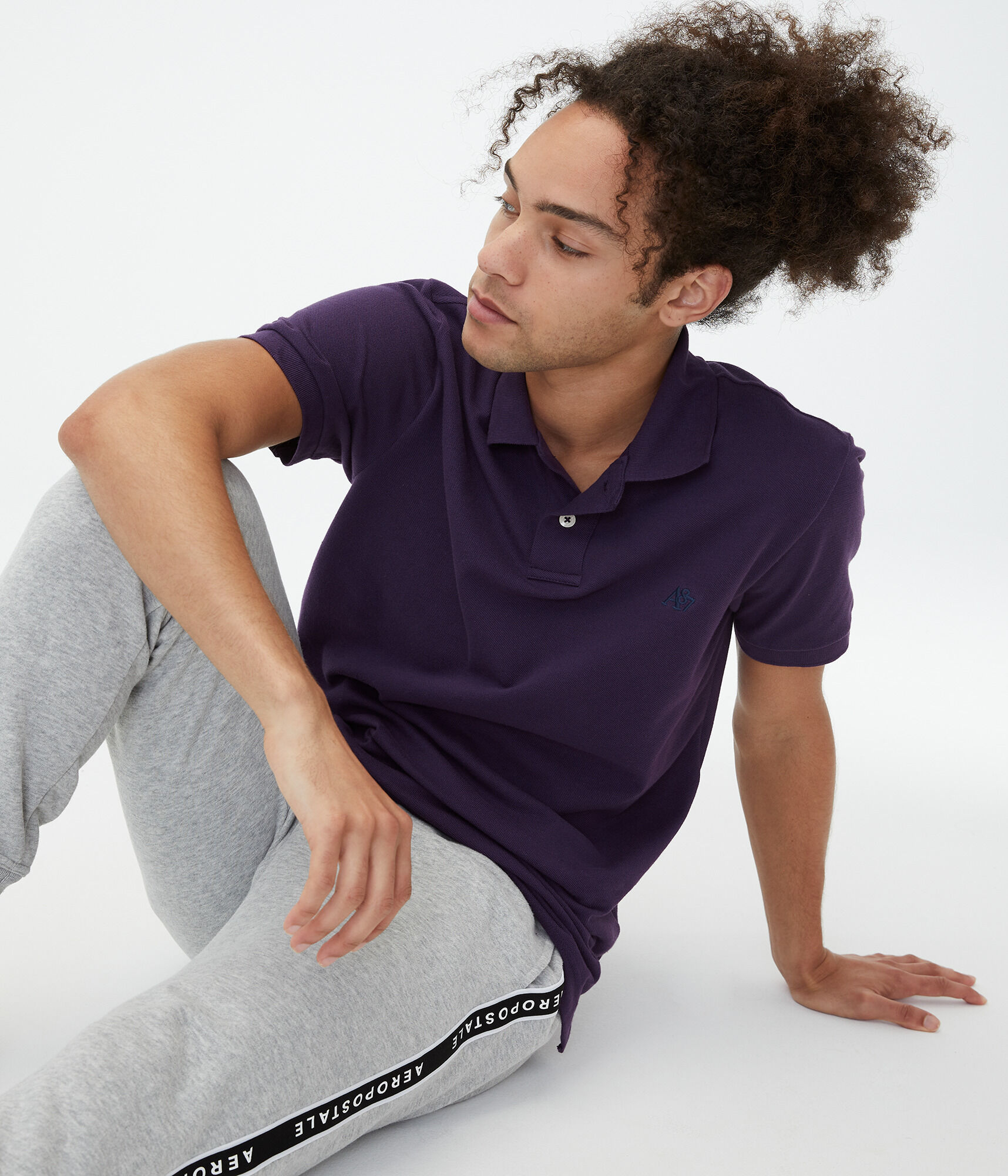 A87 Logo Piqu&eacute; Polo