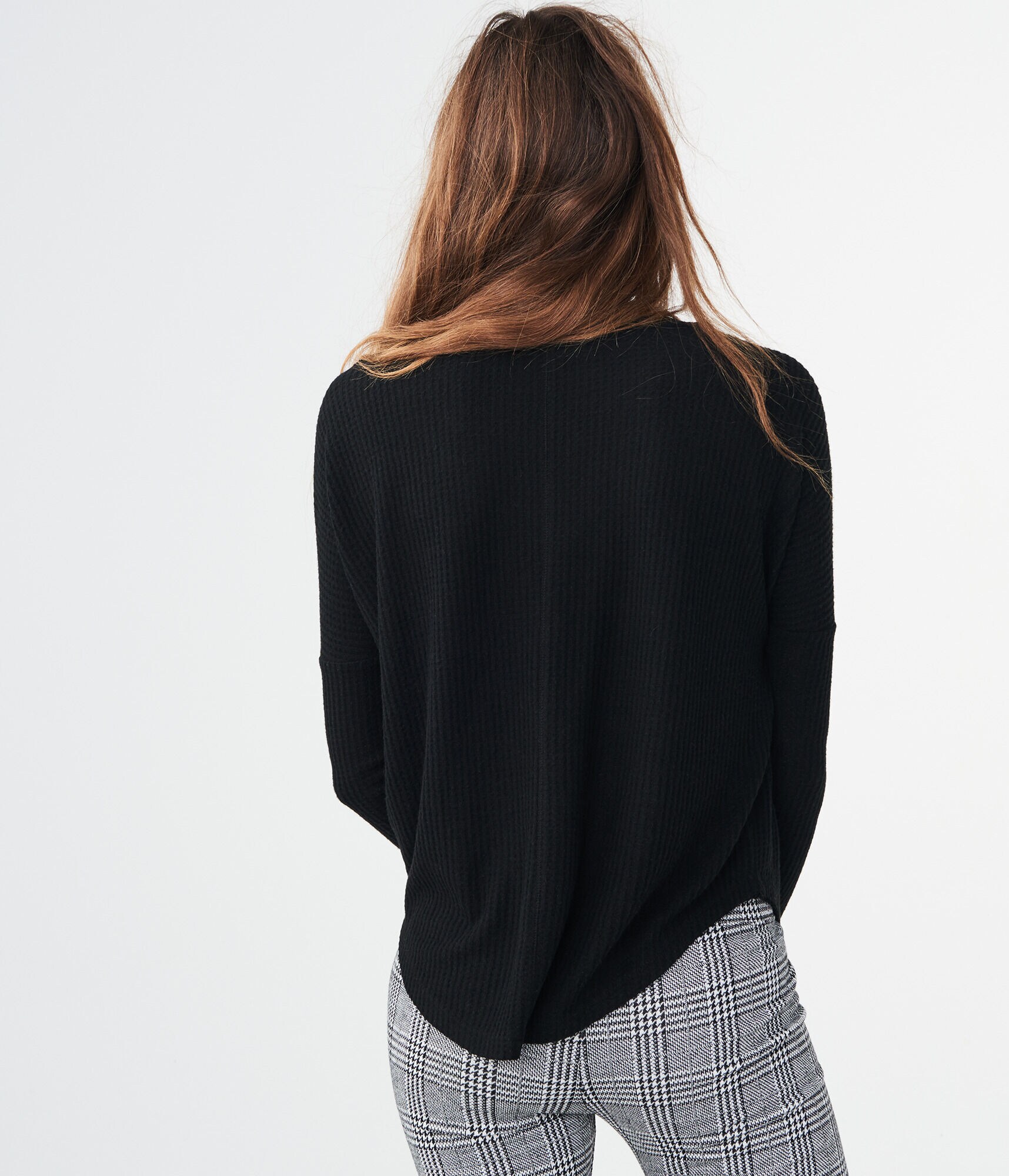 Long Sleeve Seriously Soft Waffle-Knit Top