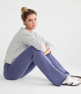 Solid Fit & Flare Sweatpants