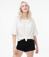 Solid Pocket Boyfriend Tee