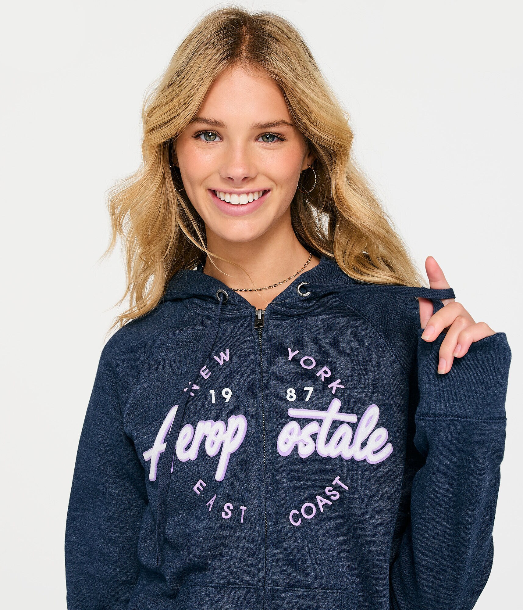 Aeropostale New York Full-Zip Hoodie