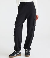 High-Rise Bungee Cargo Sweatpants