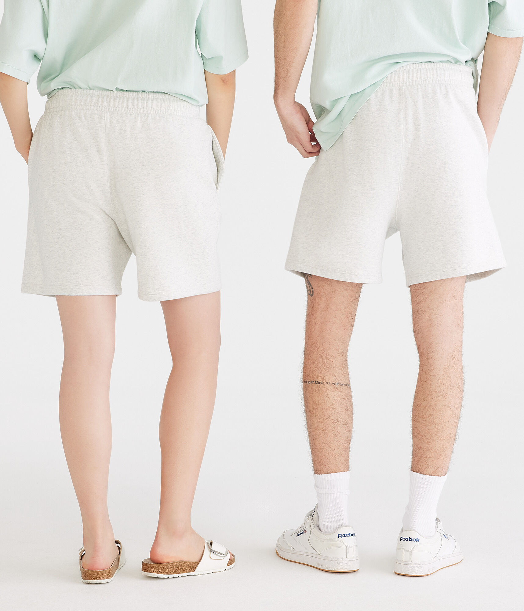 Essentials Solid Fleece Shorts 6"