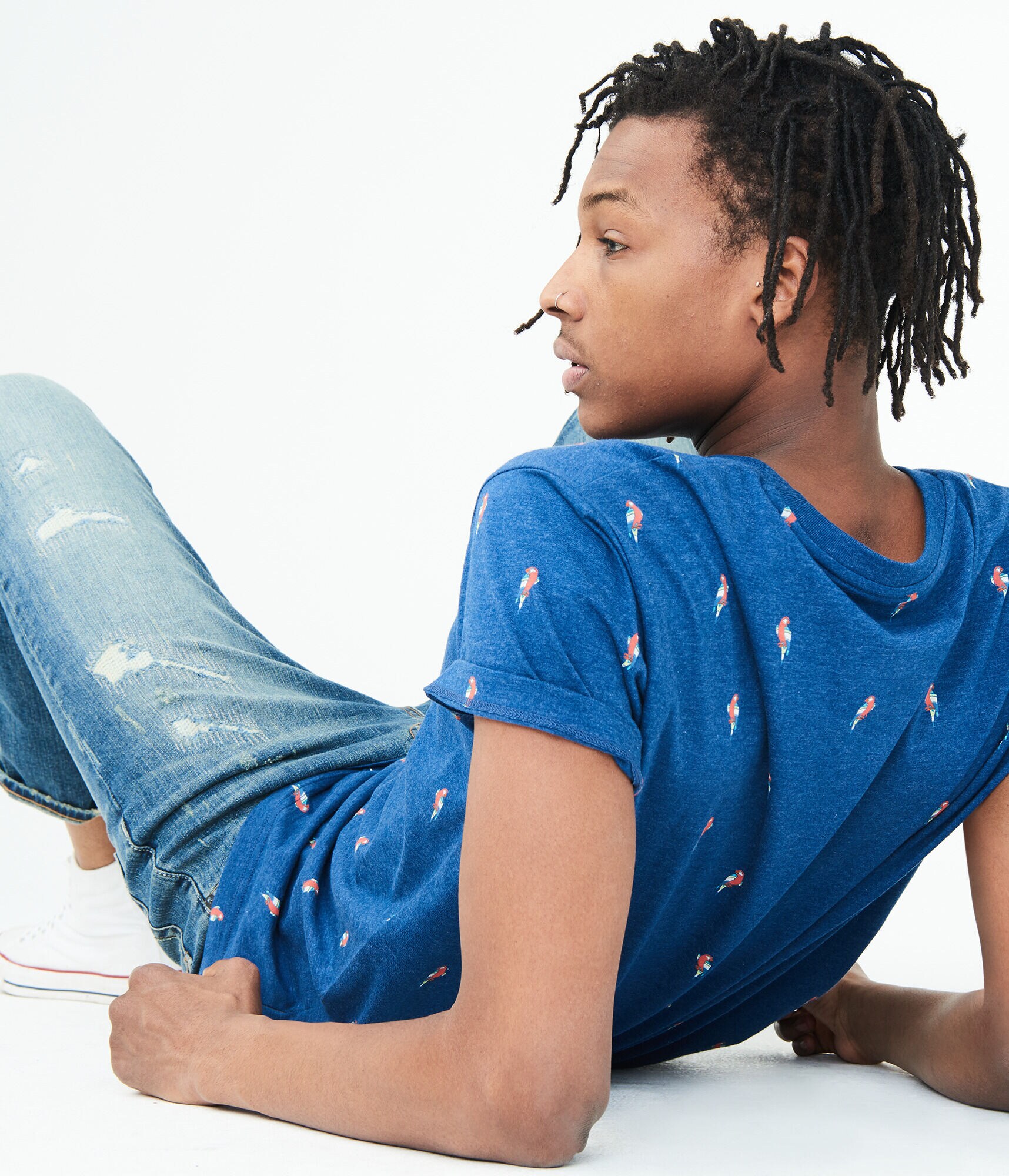 Tropical Bird Graphic Tee