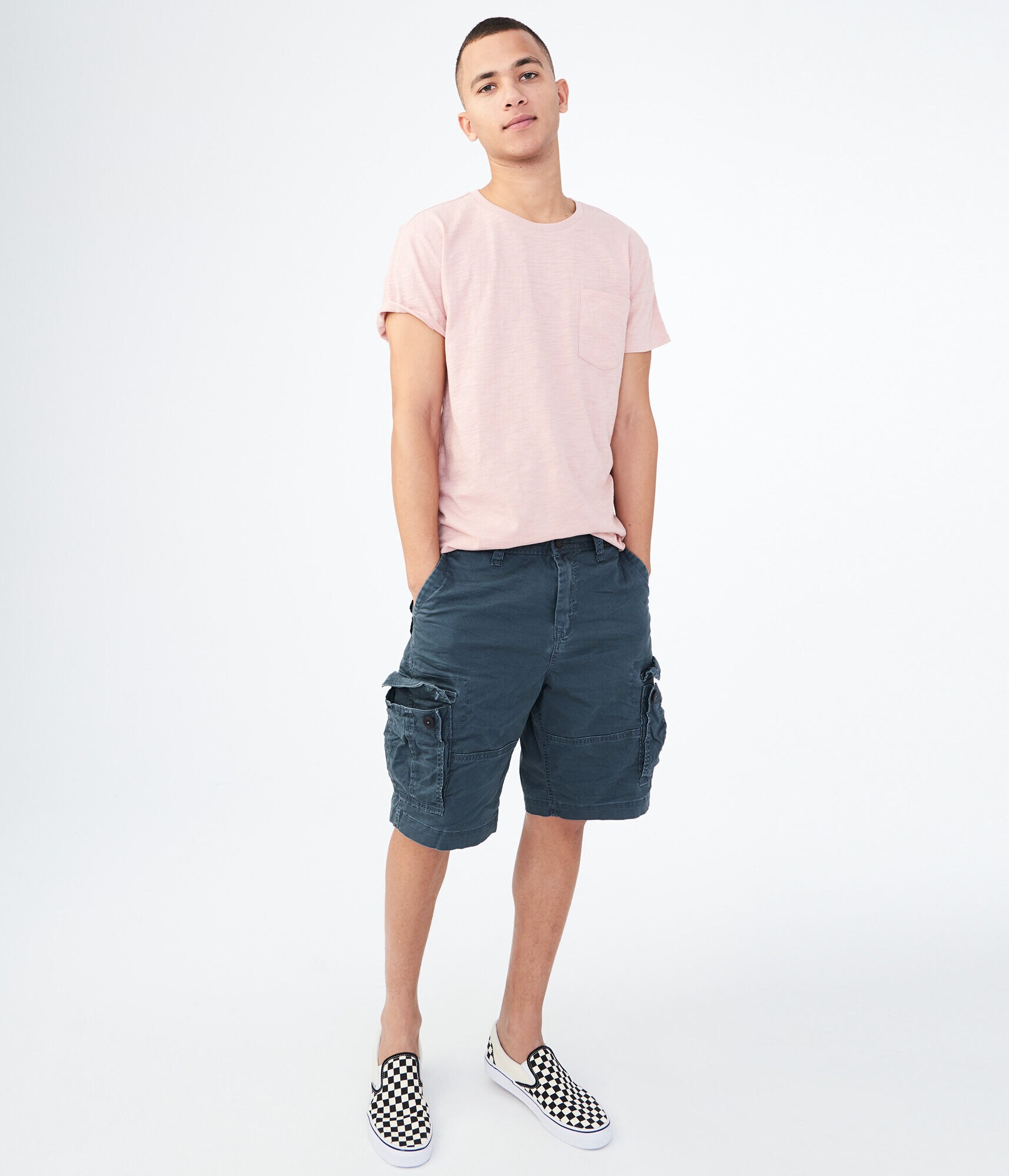 Solid Longline Pocket Tee