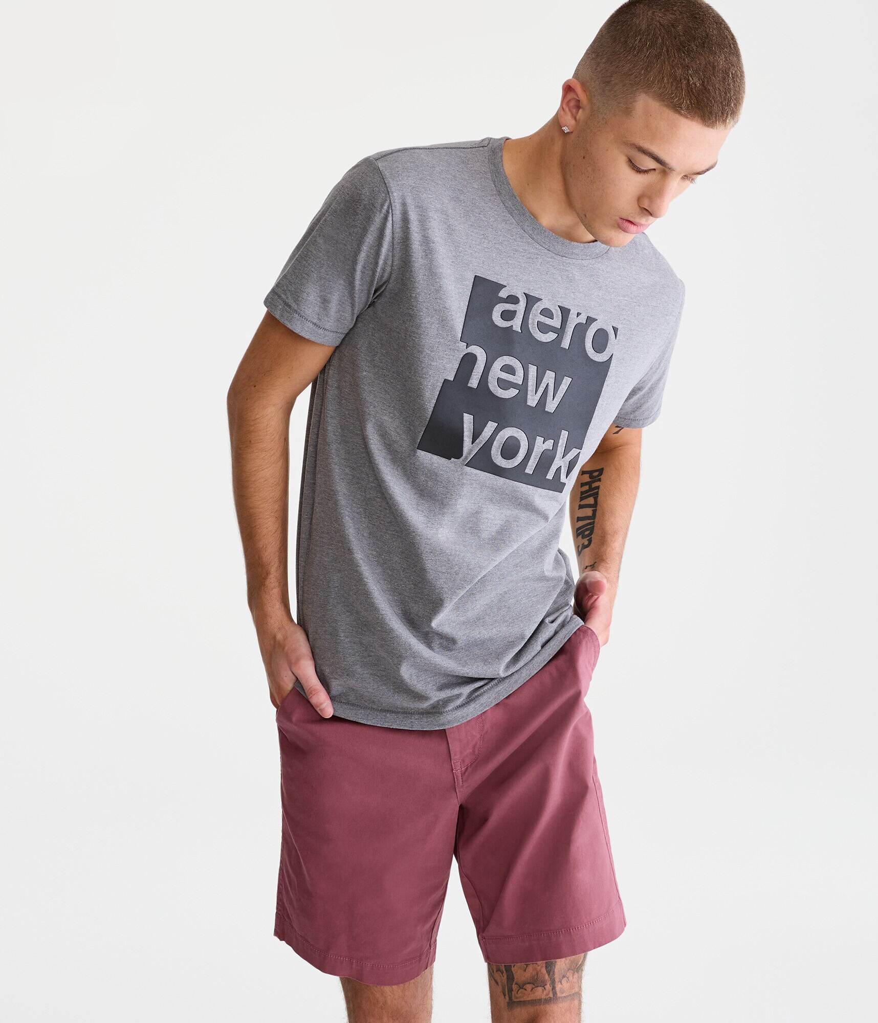 Aero New York Square Graphic Tee