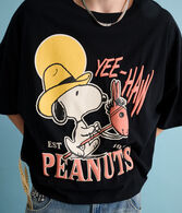 Peanuts® | Aéropostale Western Snoopy Yee-Haw Boxy Graphic Tee
