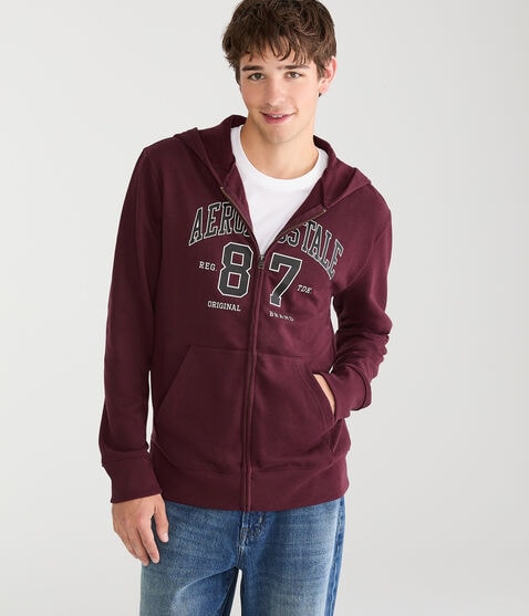 Aeropostale 87 Full-Zip Hoodie Aeropostale 87 Full-Zip Hoodie