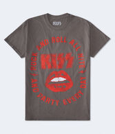 Kiss Lips Oversized Graphic Tee