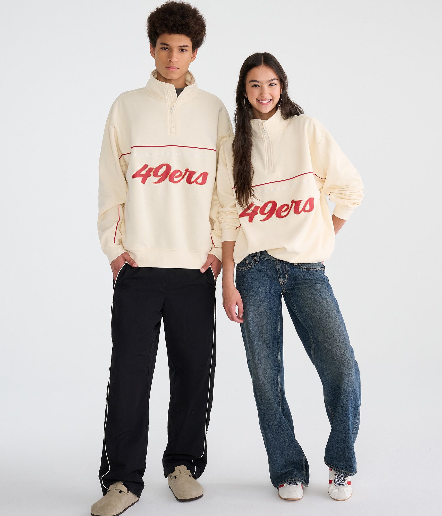 San Francisco 49ers Quarter-Zip Sweatshirt