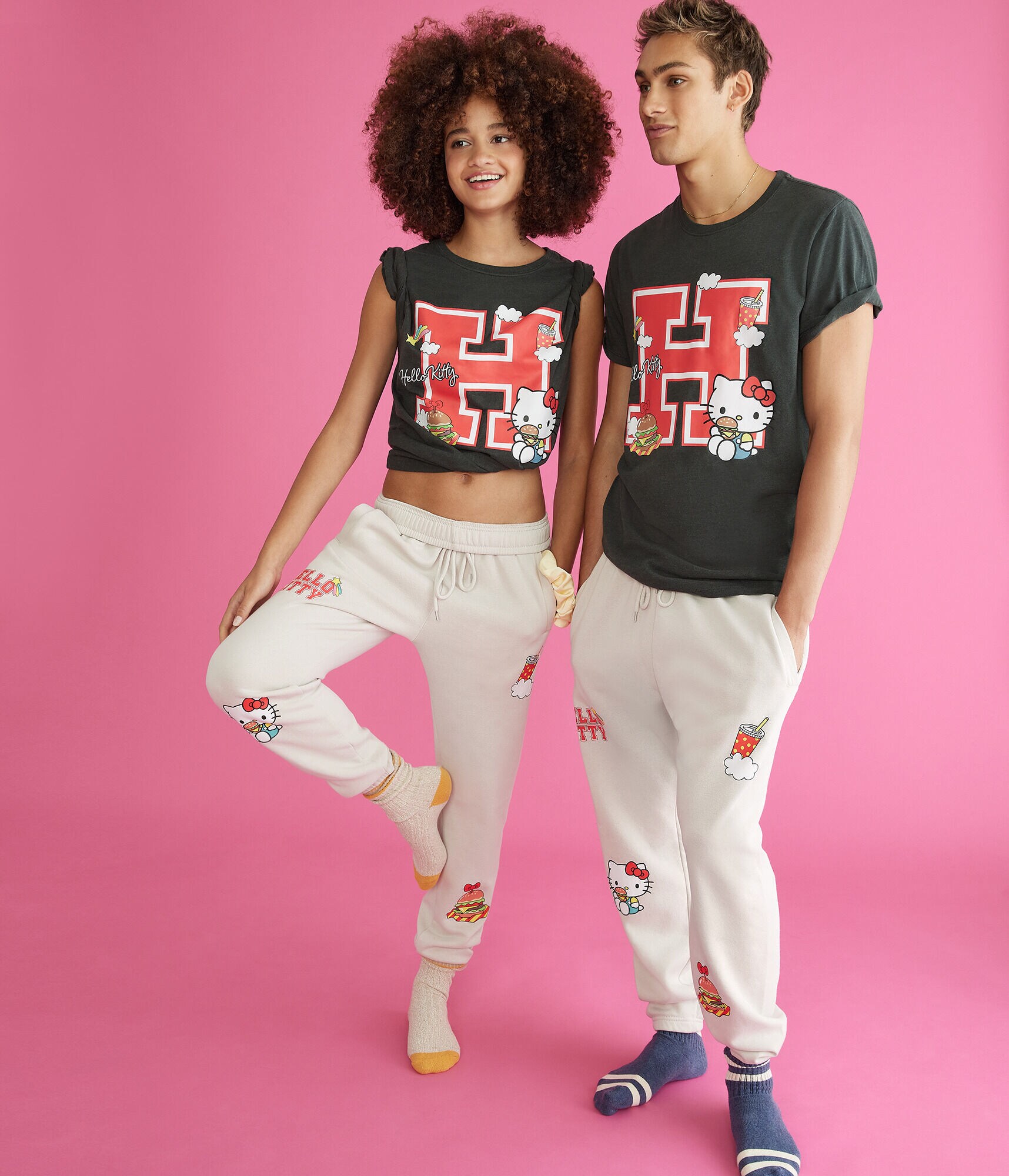 Hello Kitty Burger Jogger Sweatpants