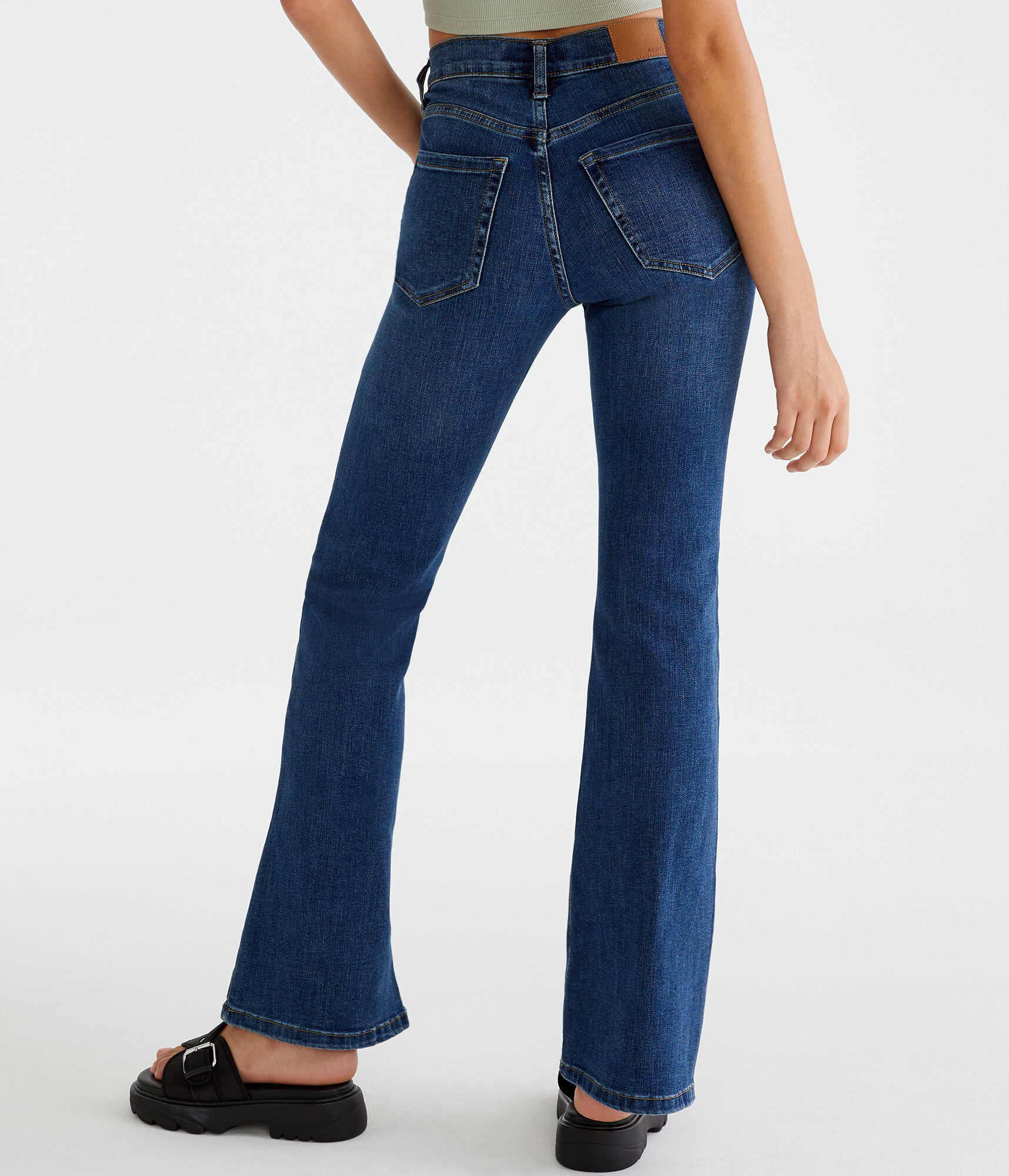 【Rest & Recreation】 WIDE FLARE JEANS ★送料・関税込★ WIDE FLARE JEANS - BLUE - rest and recreation