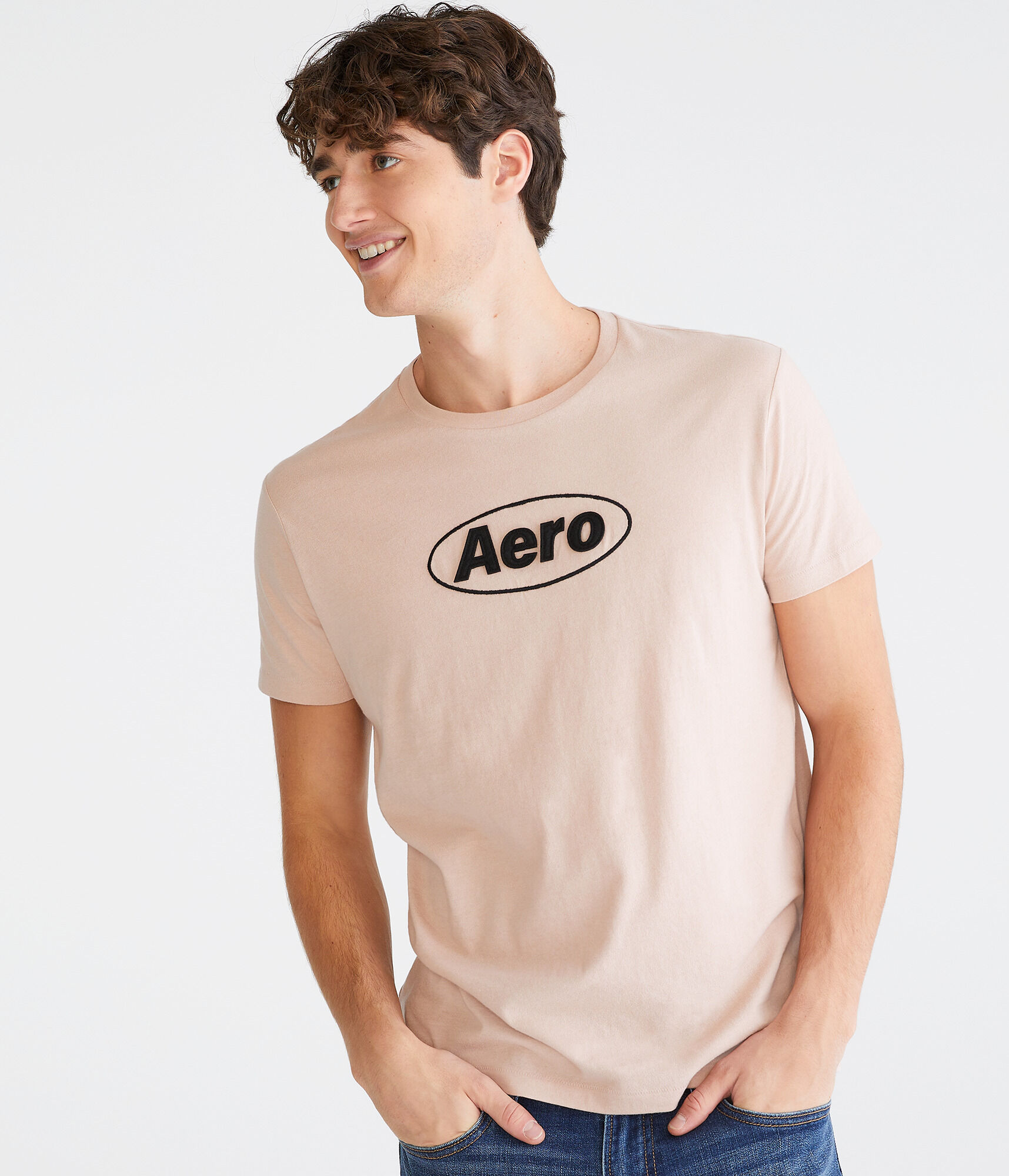 Aero Oval Appliqu&eacute; Graphic Tee