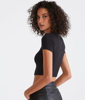 Las Vegas F1 Racing Cropped Graphic Tee