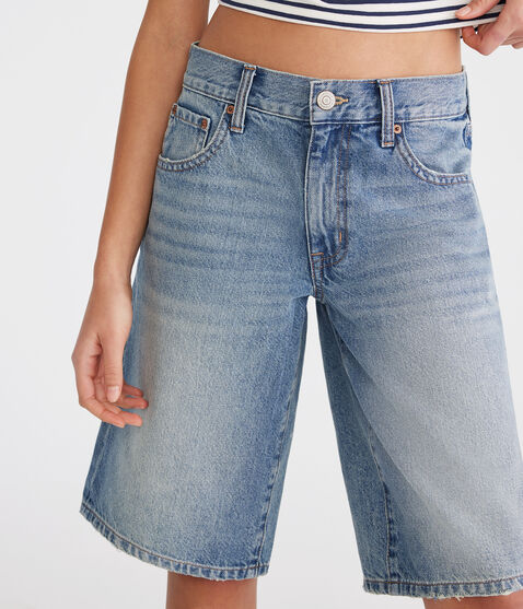 Low-Rise Super Baggy Bermuda Shorts Low-Rise Super Baggy Bermuda Shorts