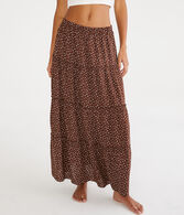 Floral Tiered Maxi Skirt