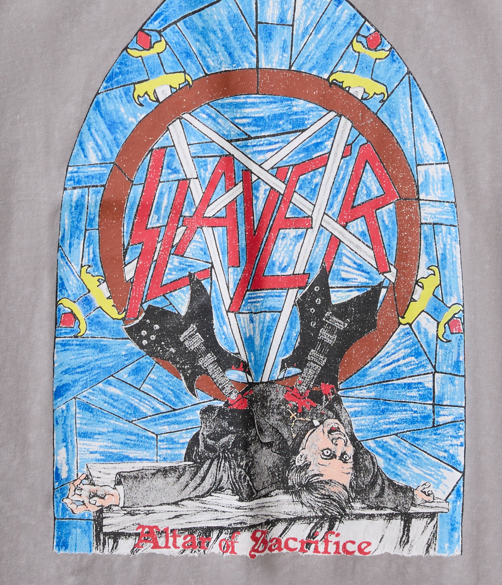 Slayer Altar Of Sacrifice Relaxed Graphic Tee