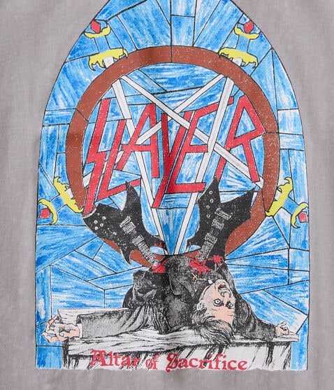 Slayer Altar Of Sacrifice Relaxed Graphic Tee Slayer Altar Of Sacrifice Relaxed Graphic Tee